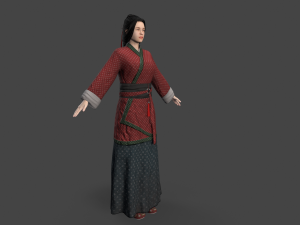 Housemaid character 3D Model