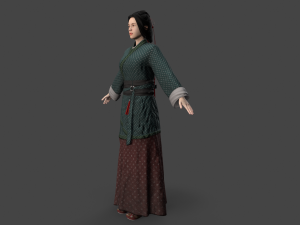 Housemaid character 3D Model