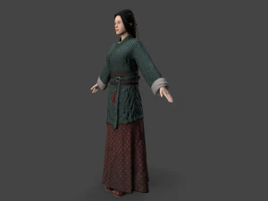 Housemaid character 3D Model