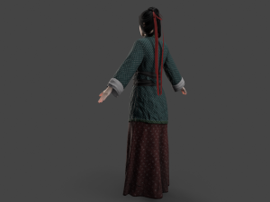 Housemaid character 3D Model