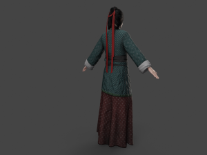 Housemaid character 3D Model