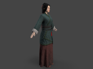Housemaid character 3D Model
