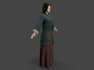 Housemaid character 3D Model