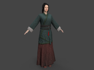 Housemaid character 3D Model