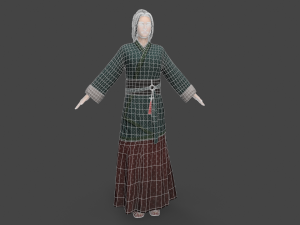 Housemaid character 3D Model