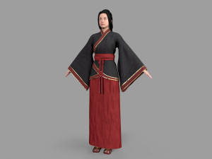 Housemaid character 3D 모델
