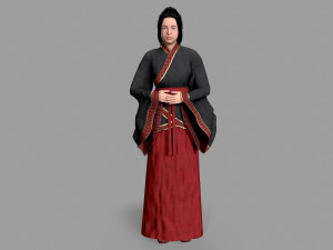 Housemaid character 3D 모델