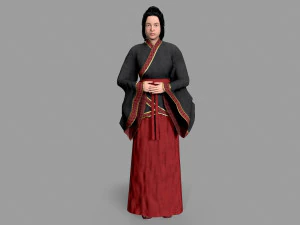Housemaid character 3D Model