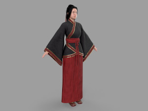 Housemaid character 3D 모델