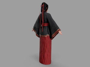 Housemaid character 3D 모델
