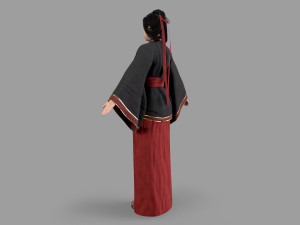 Housemaid character 3D 모델