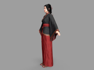 Housemaid character 3D 모델