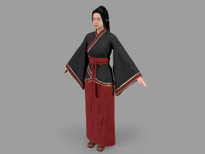 Housemaid character 3D Model