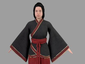Housemaid character 3D Model