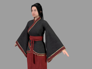 Housemaid character 3D 모델