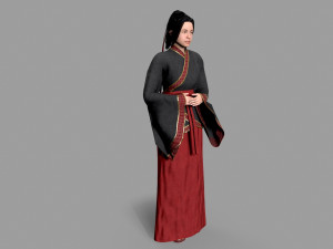 Housemaid character 3D 모델