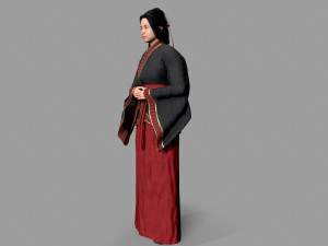 Housemaid character 3D 모델