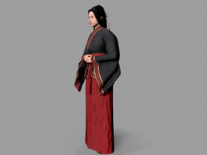 Housemaid character 3D Model