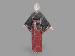 Housemaid character 3D 모델