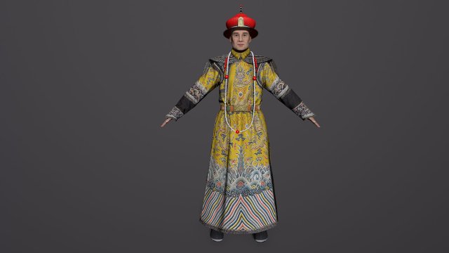 Emperors of the Qing Dynasty 3D Model .c4d .max .obj .3ds .fbx .stl .blend 