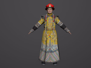 Emperors of the Qing Dynasty 3D Model