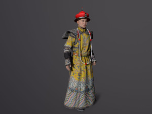 Emperors of the Qing Dynasty 3D Model