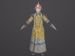 Emperors of the Qing Dynasty 3D Model