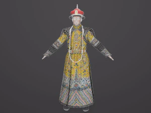 Emperors of the Qing Dynasty 3D Model