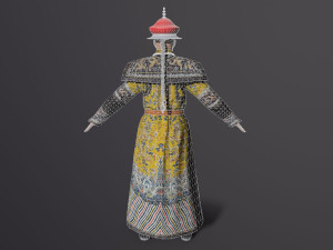 Emperors of the Qing Dynasty 3D Model
