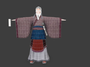 Asian people scholar leader 3D मॉडल