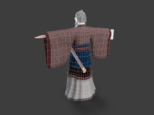 Asian people scholar leader 3D मॉडल
