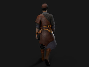 Hunter asian people 3D Модель