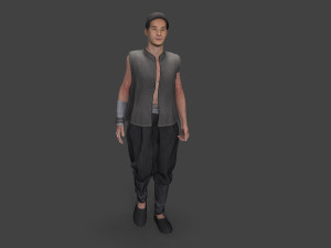 Asian people character 3Dモデル