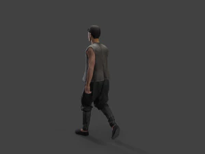 Asian people character 3D Model
