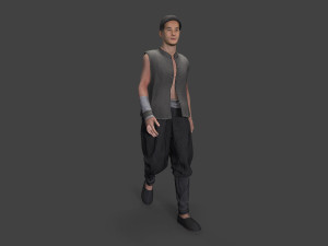 Asian people character 3Dモデル