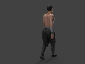 Asian people character 3D Model