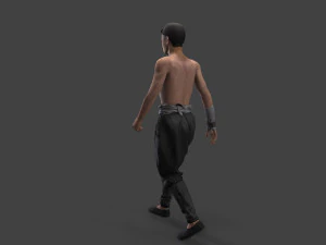 Asian people character 3D Model