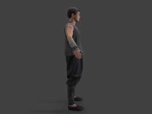 Asian people character 3Dモデル