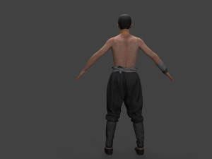 Asian people character 3Dモデル