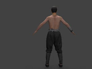 Asian people character 3D Model