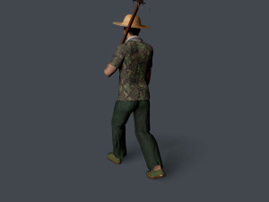 Farmer character 3D 模型