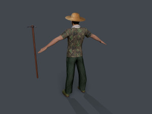 Farmer character 3D 模型