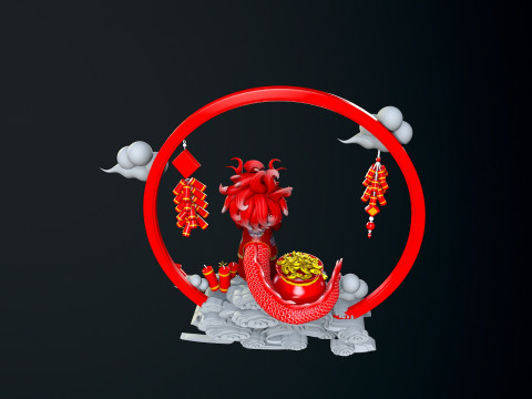 Little Dragons Model 3D