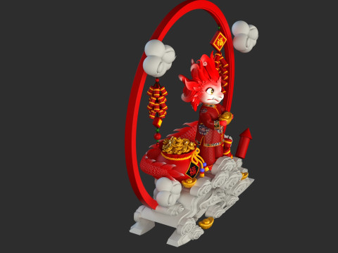 Little Dragons Model 3D