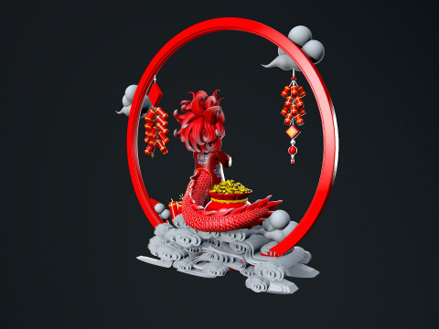 Little Dragons Model 3D