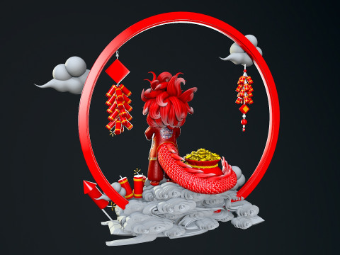 Little Dragons Model 3D