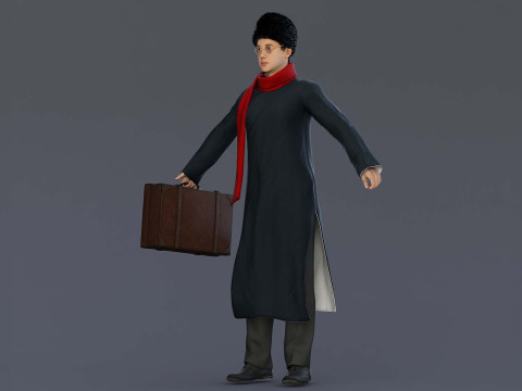 Man Character Modello 3D