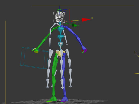 Man Character Modello 3D