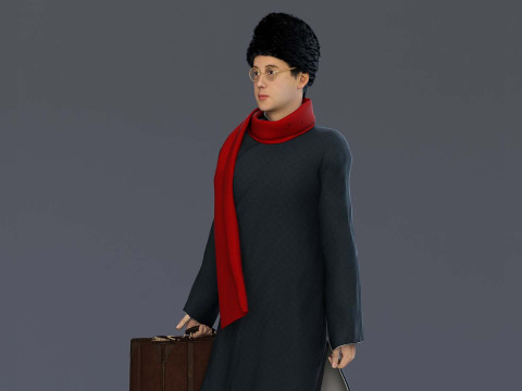 Man Character Modello 3D