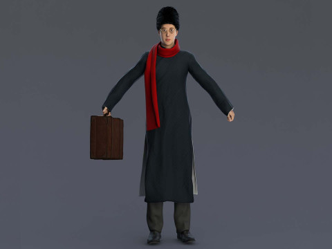 Man Character Modello 3D